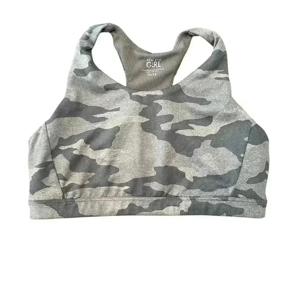 Athleta Girl Printed Speed Racer Bra Size XL/14 - Picture 1 of 5